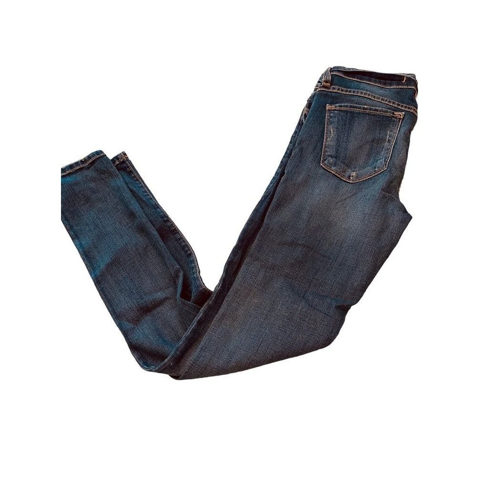 26 Flying Monkey Platinum Women's Distressed Skinny Jeans Made in USA Denim